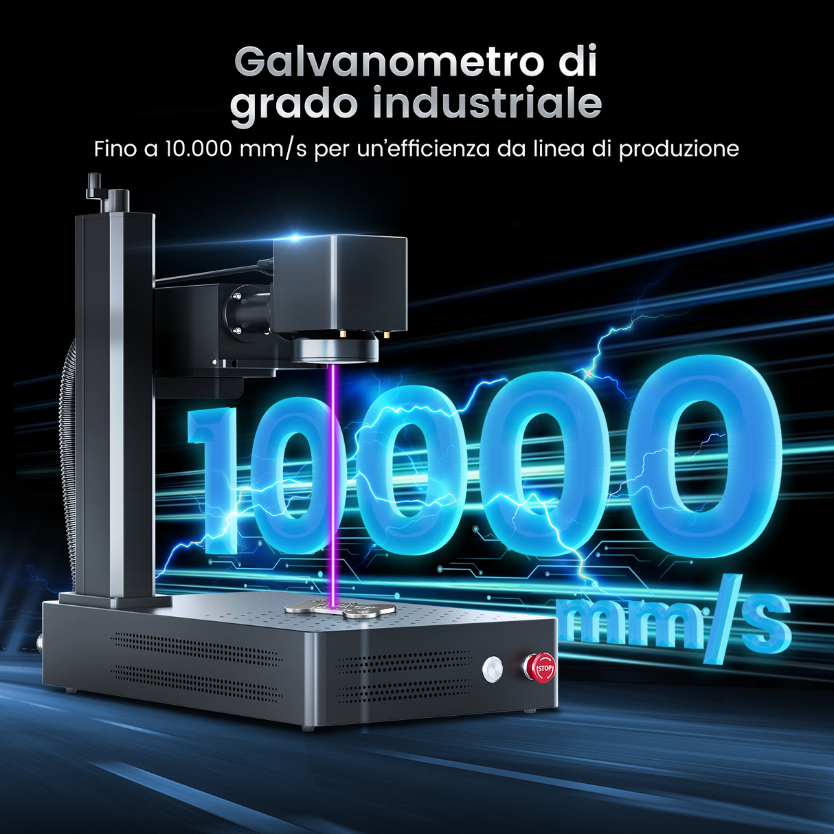 Macchina per incisione e marcatura laser UV Monport GM 6W