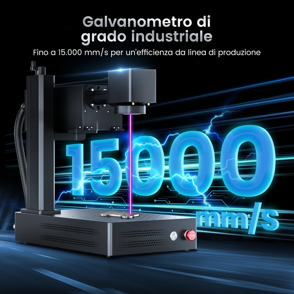 Macchina per incisione e marcatura laser UV Monport GM 10W
