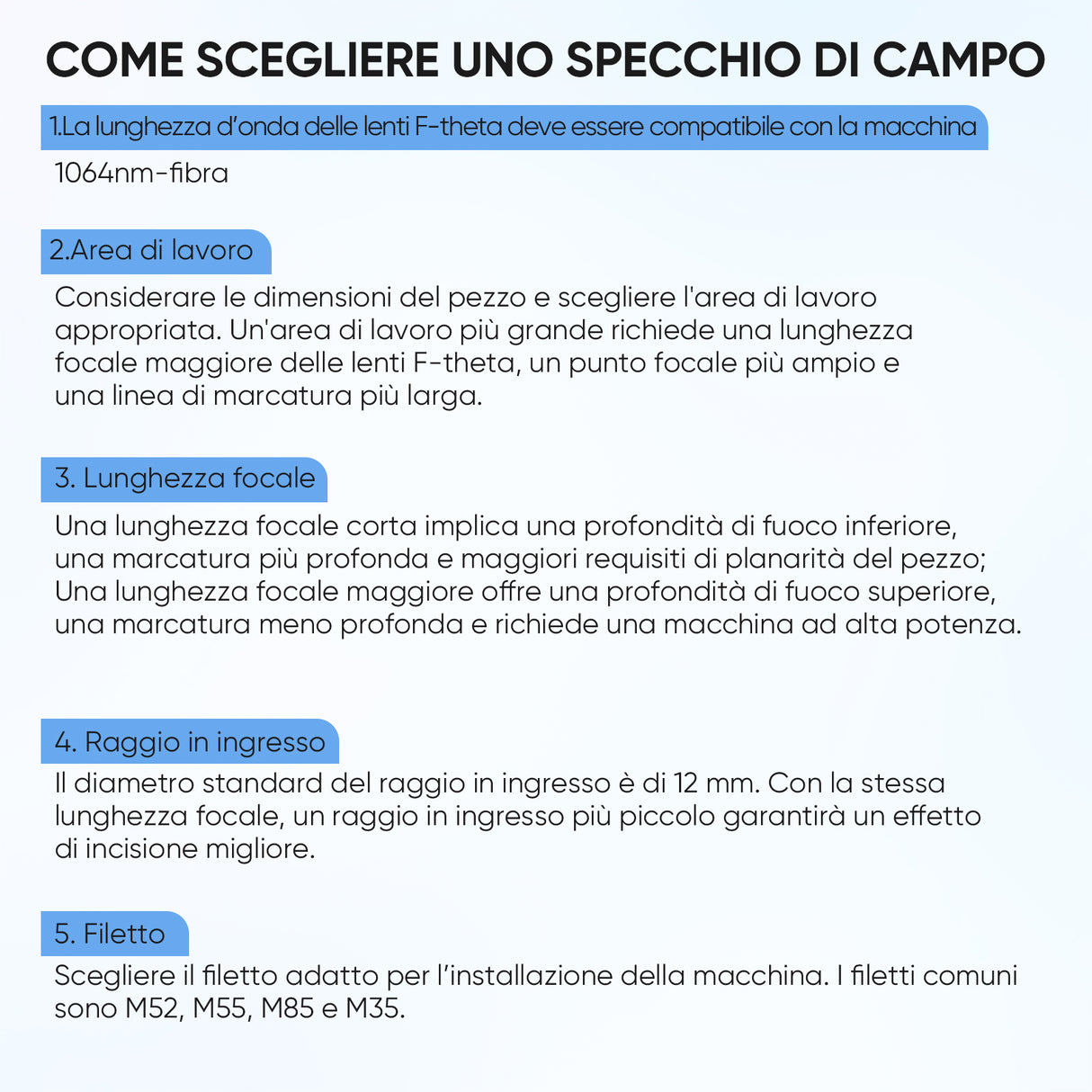 Monport F-theta M85 70mm*70mm sostituzione lente di scansione ottica per incisore laser a fibra