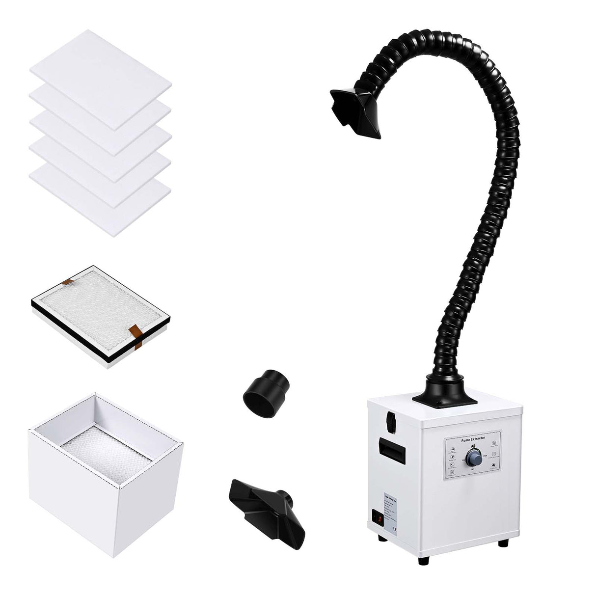 Aspirazione laser Monport da 150W con filtro a 3 strati per incisori laser CO2 e fibra