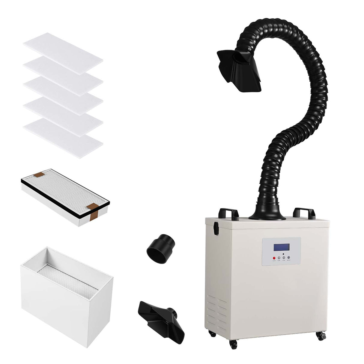 Estrazione laser Monport da 220W con filtro a 3 strati per incisori laser a CO2 e fibra