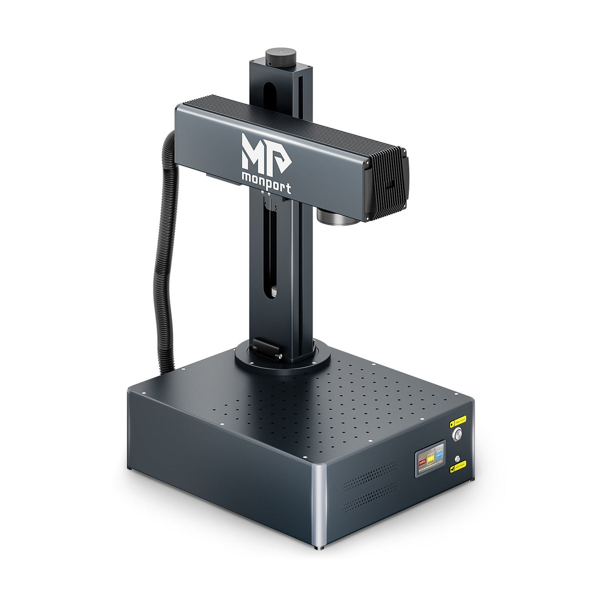 Monport GA migliora la macchina di incisione e di marker con un laser a fibre ottiche MOPA integrato a 30W con connessioni automatiche