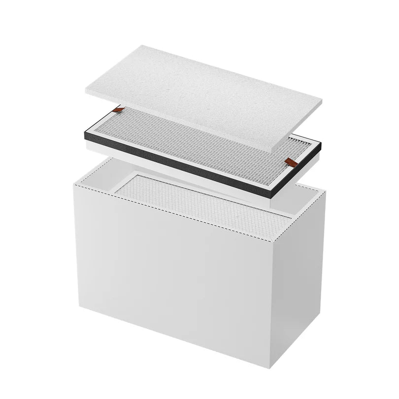 Set di cartucce filtranti a 3 strati Monport per purificatore di fumo da 220 W