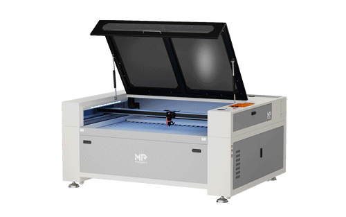 Monport Effi 10S versione aggiornata Macchina per incisione e taglio laser CO2 da 100W con funzione di messa a fuoco automatica e refrigeratore d'acqua integrato