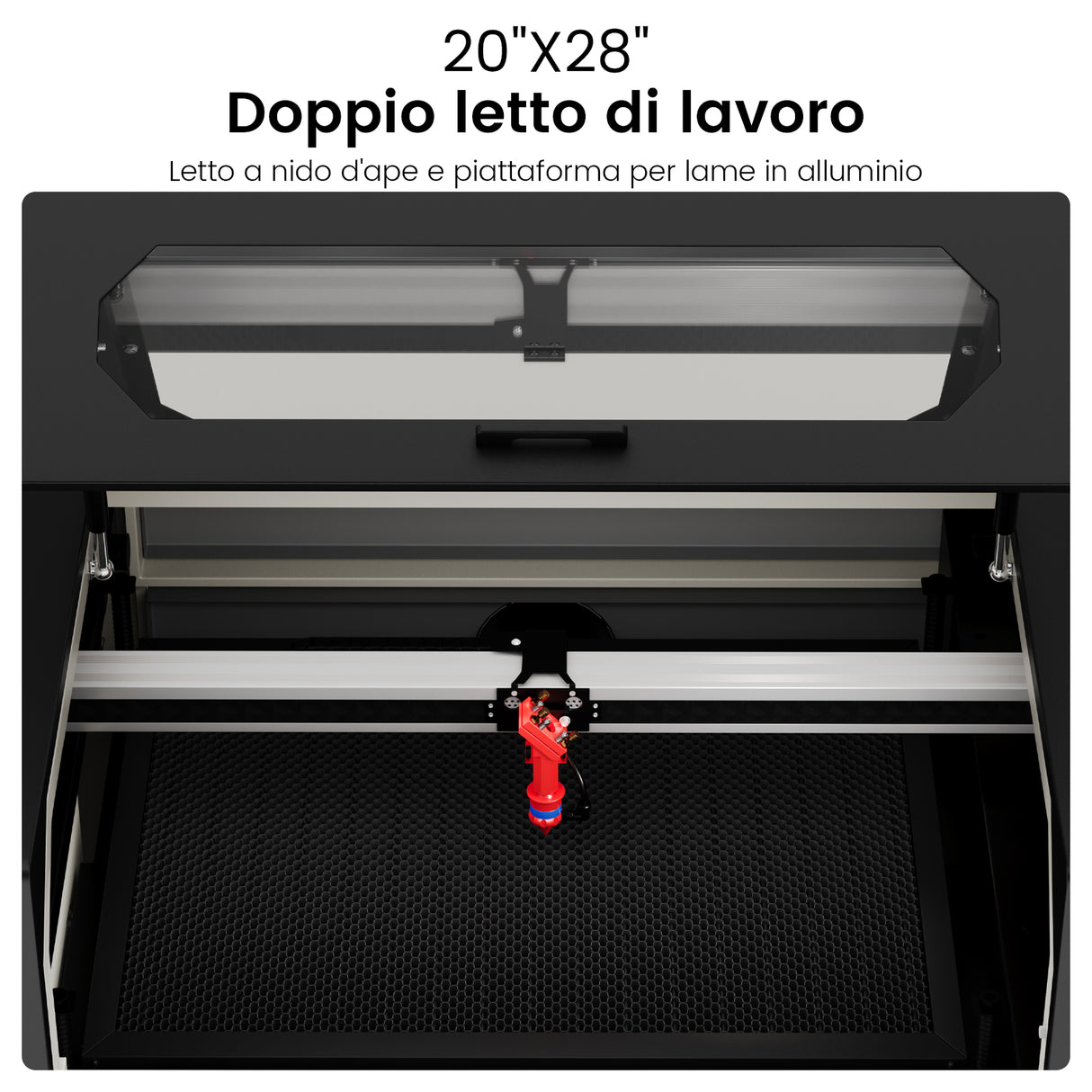 Smussatrici e tagliatrici a laser (700 x 500mm), Monport 60W