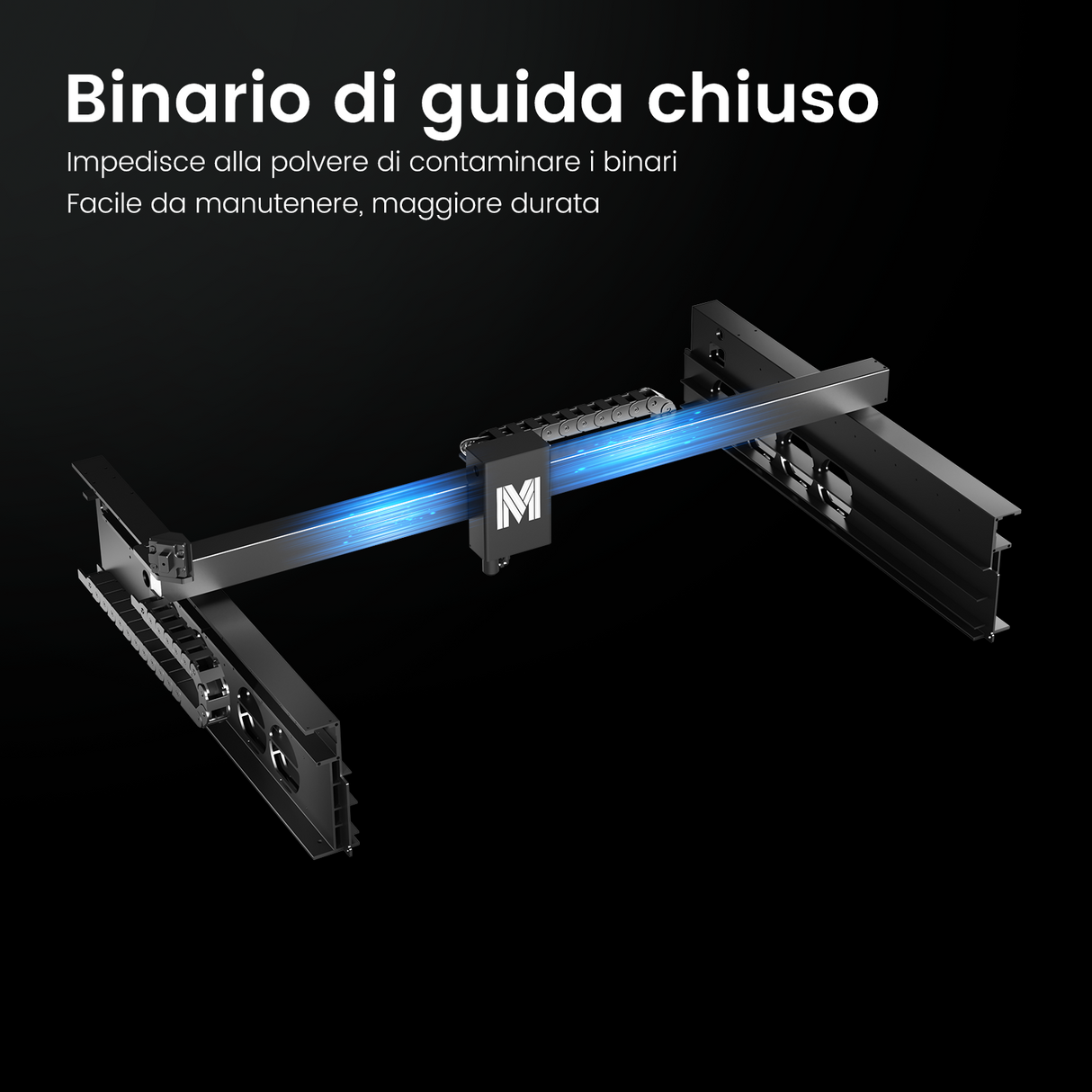 Monport Mega Lite: 70W Incisore da Scrivania con Lightburn Core – Potenza e Precisione