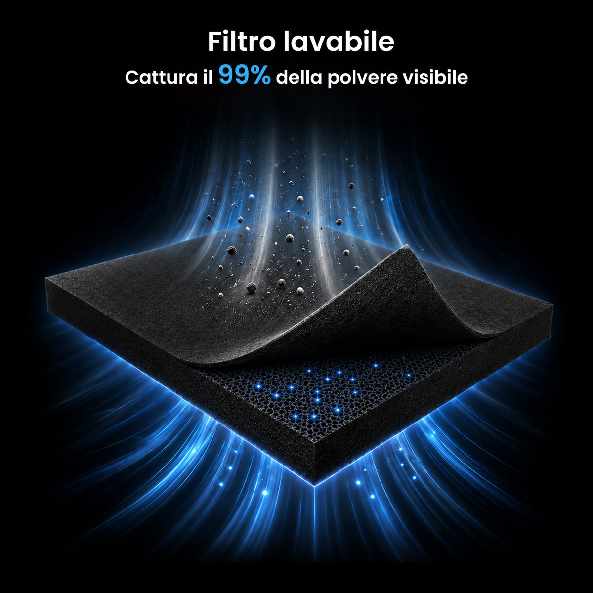 Monport Aspiratore fumi laser 260W con sistema di filtrazione a 4 stadi – Per macchine incisori laser CO₂ e a fibra