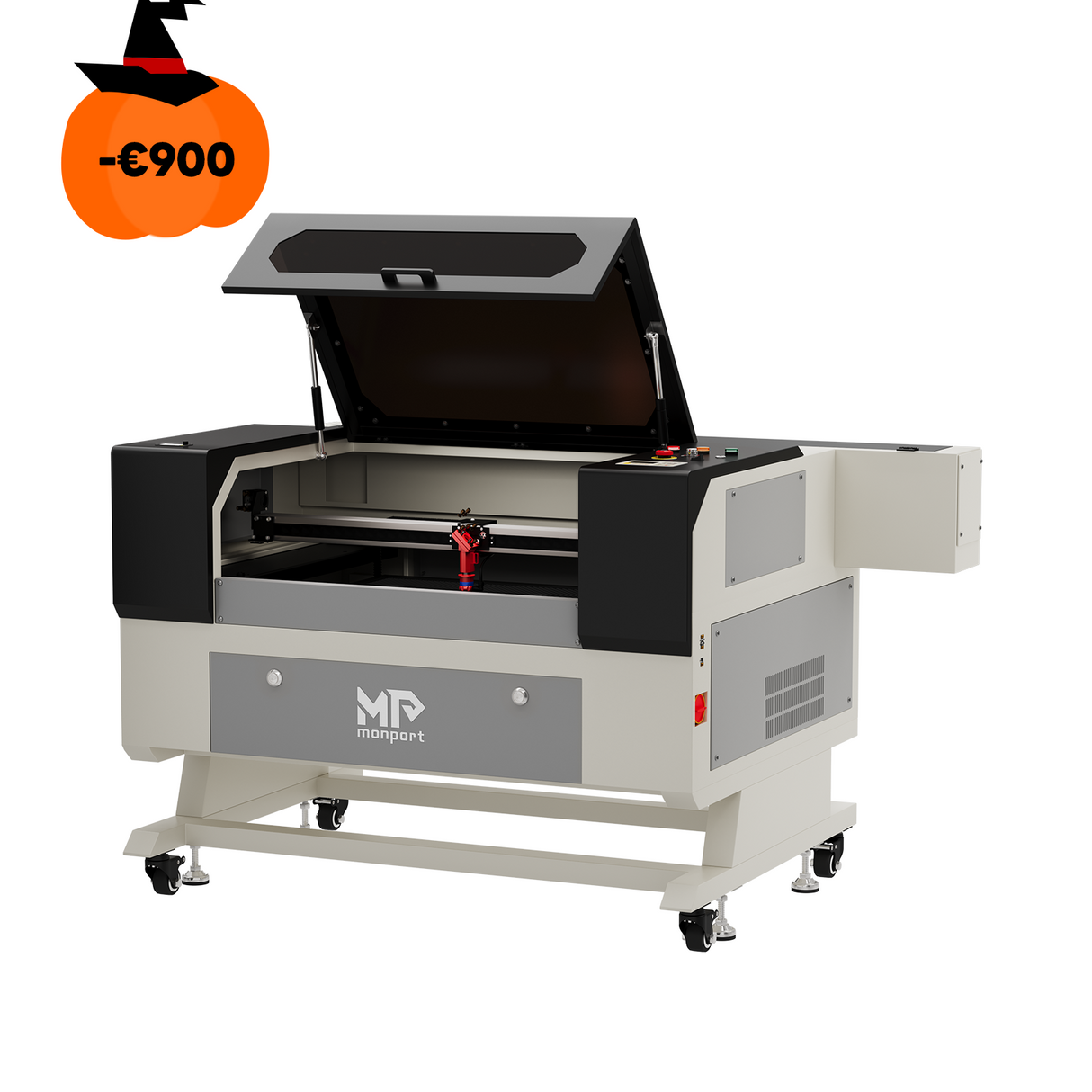 Smussatrici e tagliatrici a laser con una sola porta da 90W (500x700mm), rinforzate e montate automaticamente