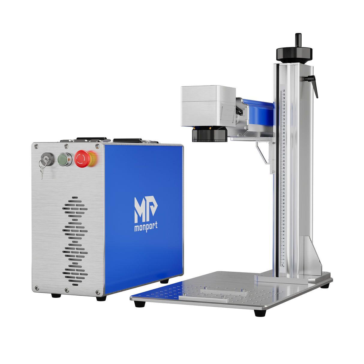 Macchina per incisione e marker laser a fibre ottiche Monport 30W(5.9 "x 5.9")