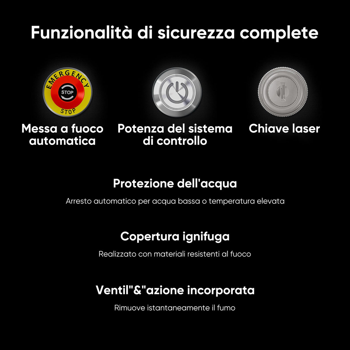 Smussatrici e tagliatrici a laser con una sola porta da 90W (500x700mm), rinforzate e montate automaticamente