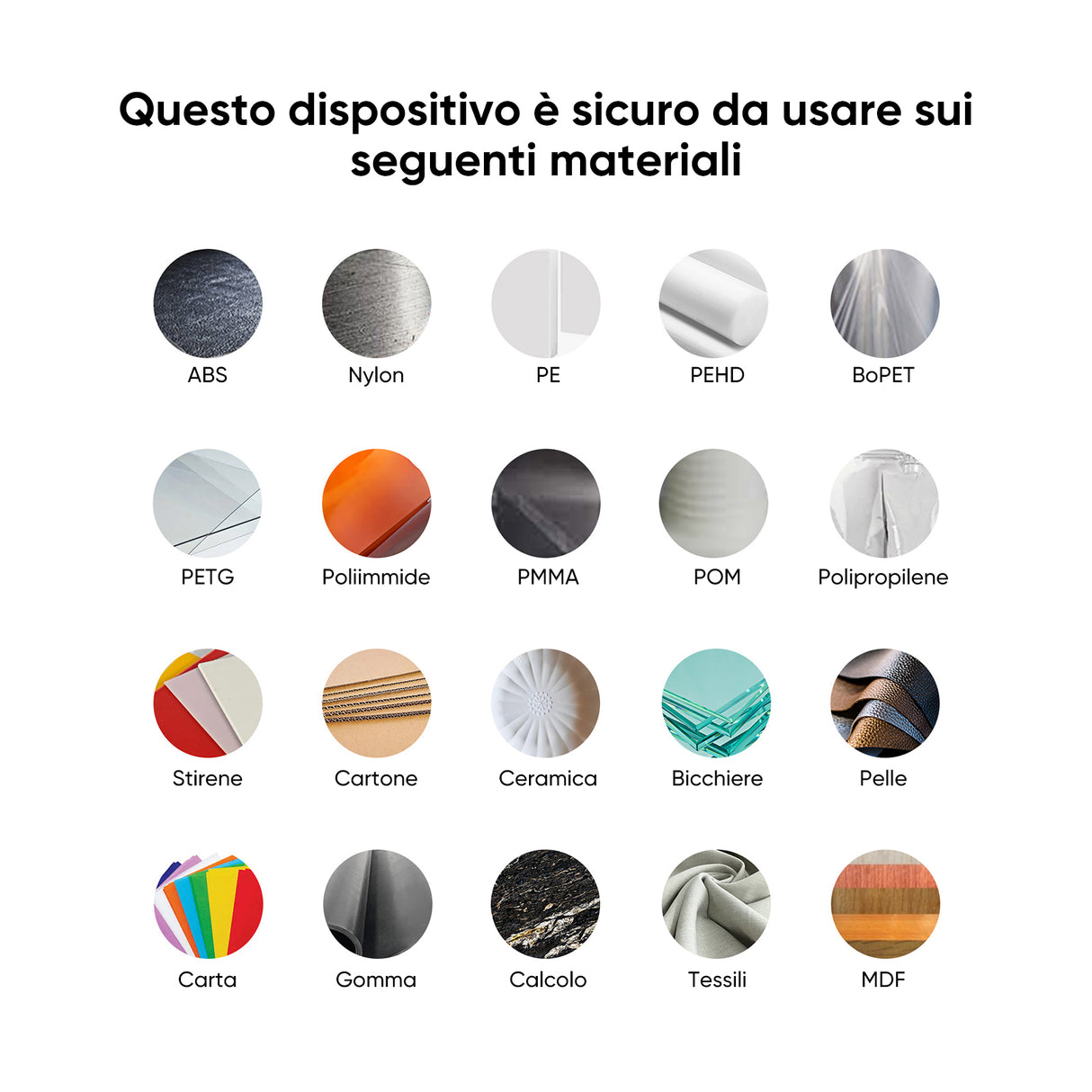 Smussatrici e tagliatrici a raggi laser a 80W CO2 (500x700mm), rinforzate e montate automaticamente