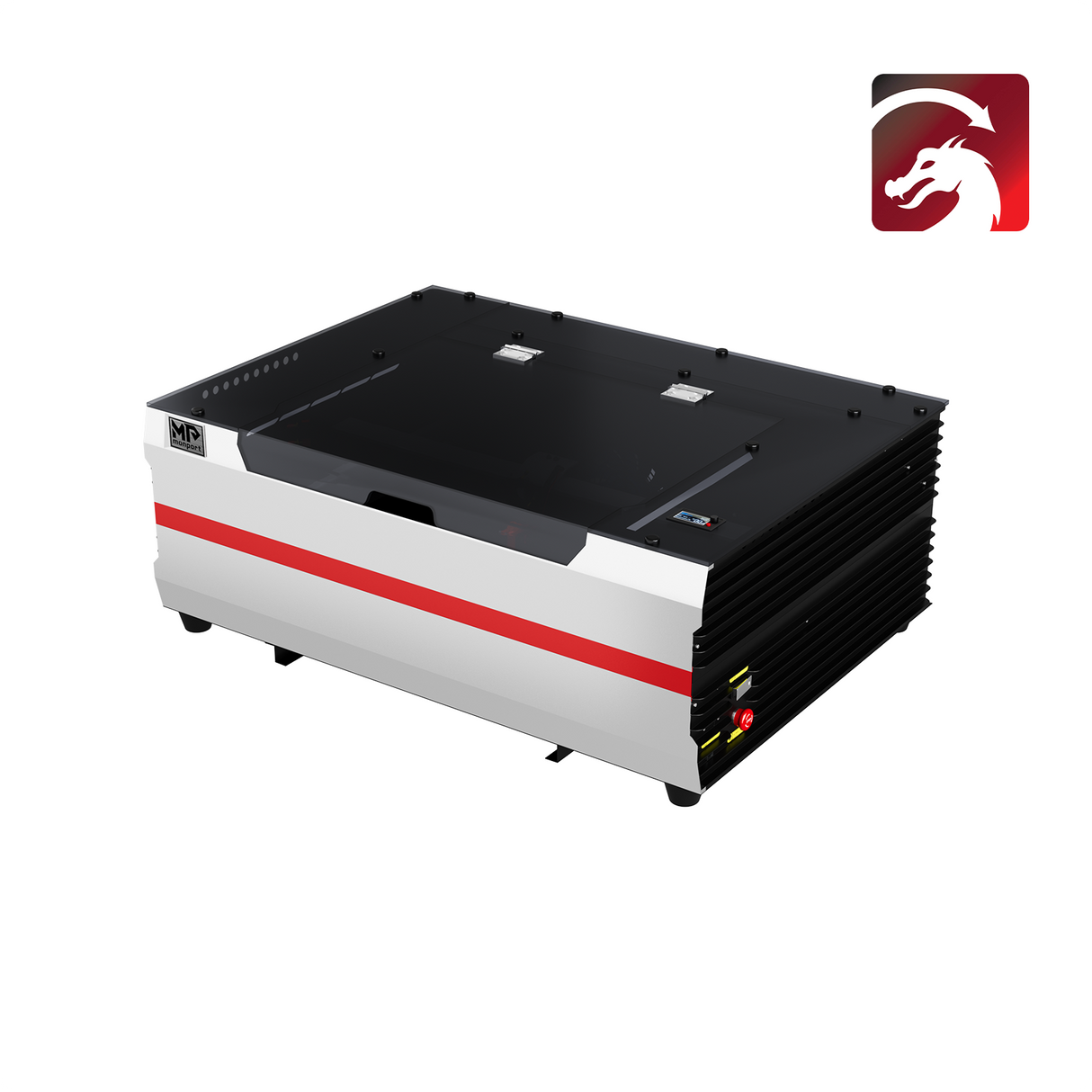 Incisore e taglierina laser CO2 da tavolo Monport Reno45 da 45W (16" X 12") con nuovissima messa a fuoco semi-automatica