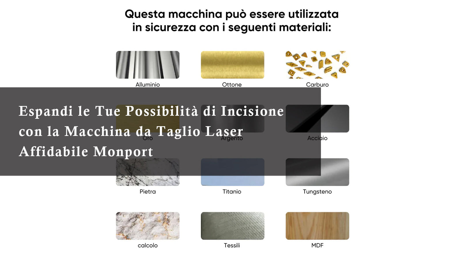 Espandi le Tue Possibilità di Incisione con la Macchina da Taglio Laser Affidabile Monport