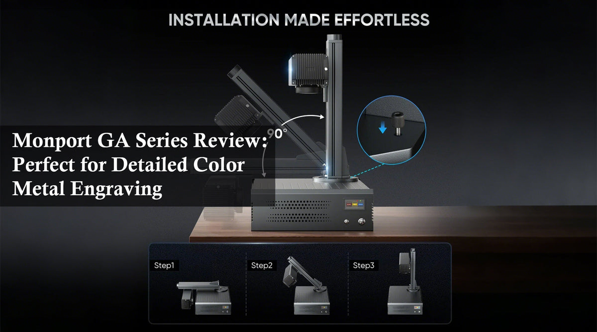 Monport GA Series Review: Perfect for Detailed Color Metal Engraving