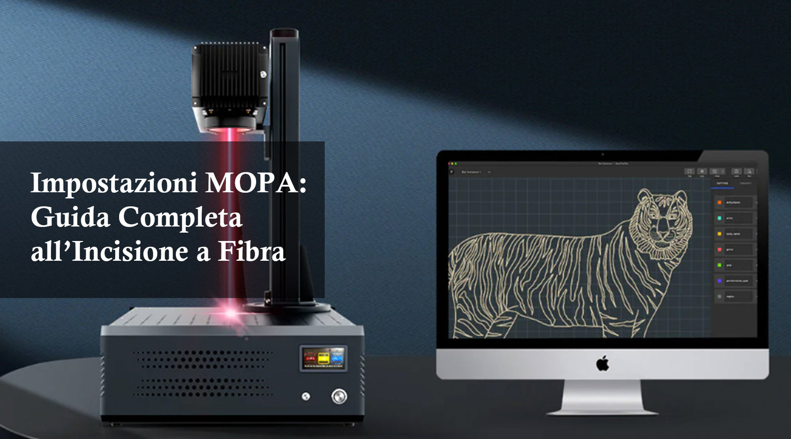 Impostazioni MOPA: Guida Completa all’Incisione a Fibra