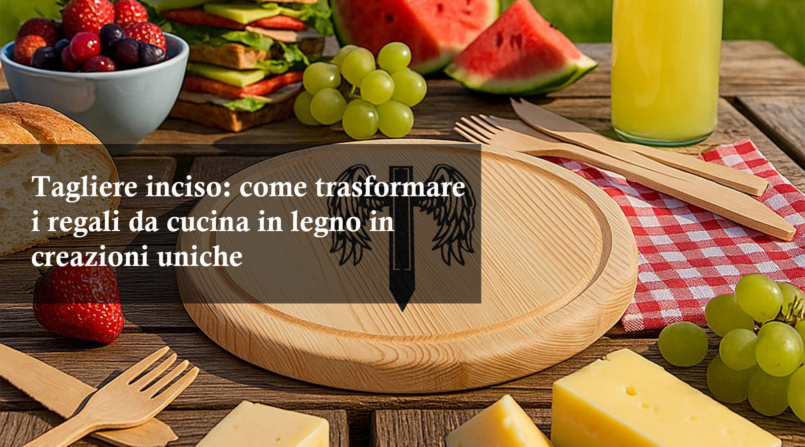 Tagliere inciso: come trasformare i regali da cucina in legno in creazioni uniche