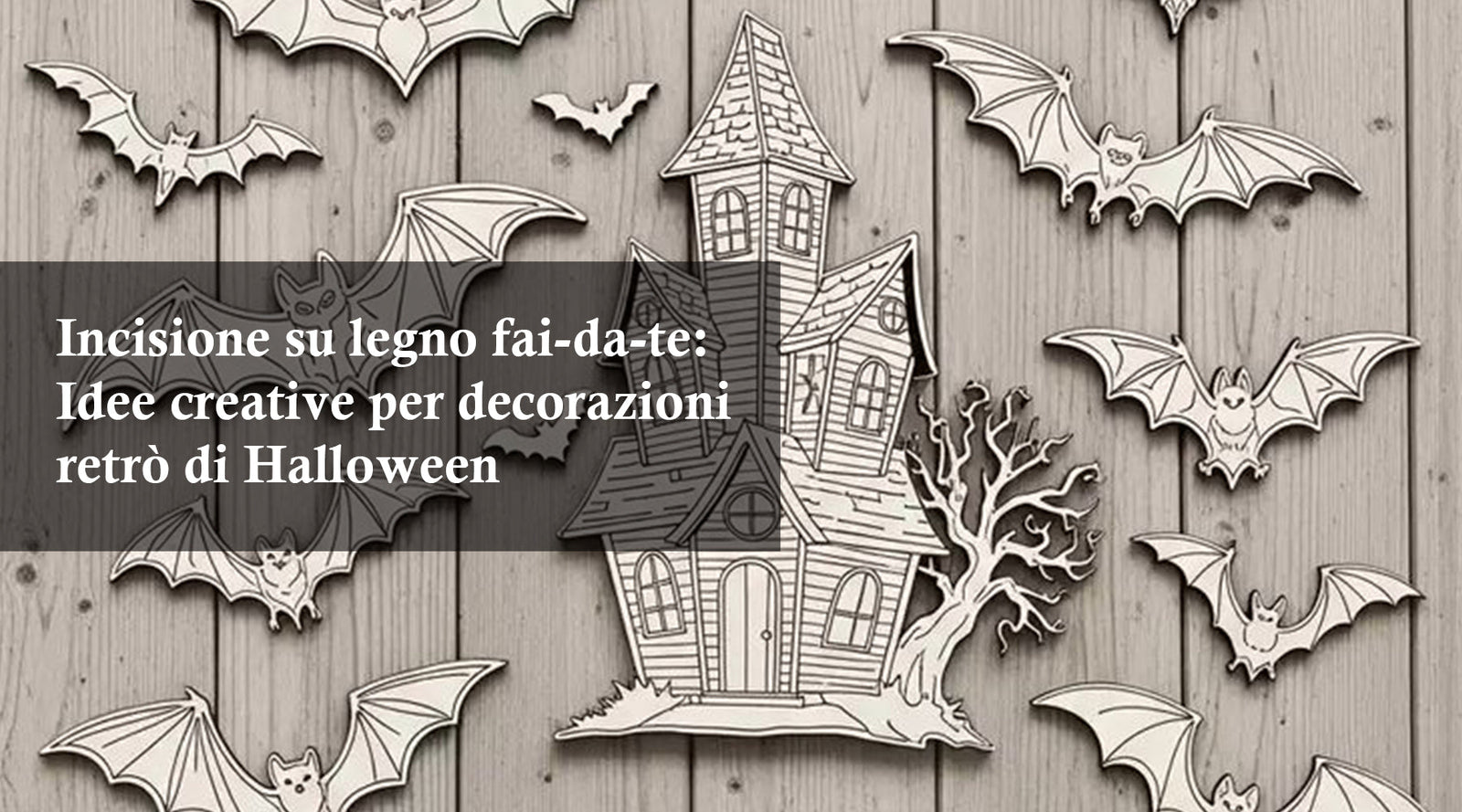 Incisione su legno fai-da-te: Idee creative per decorazioni retrò di Halloween