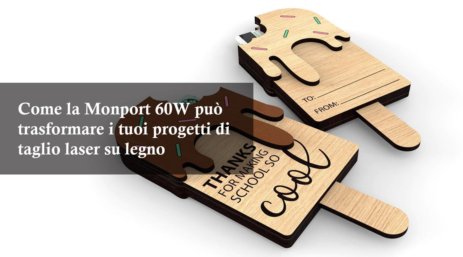 Come la Monport 60W può trasformare i tuoi progetti di taglio laser su legno
