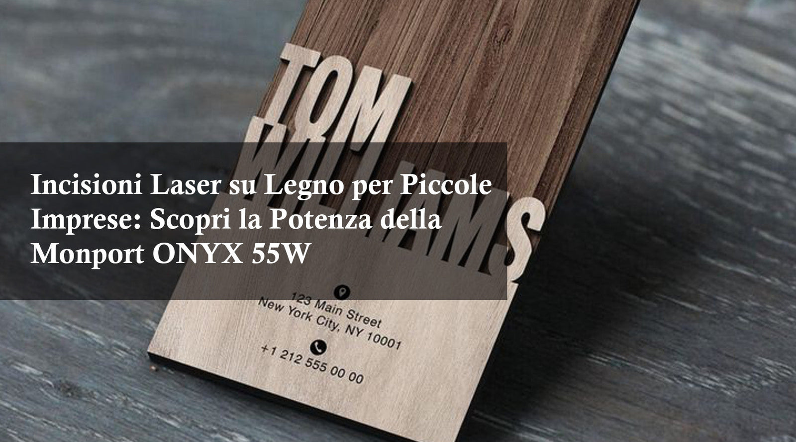 Incisioni Laser su Legno per Piccole Imprese: Scopri la Potenza della Monport ONYX 55W