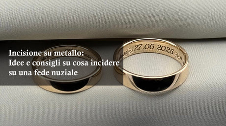 Incisione su metallo: Idee e consigli su cosa incidere su una fede nuziale
