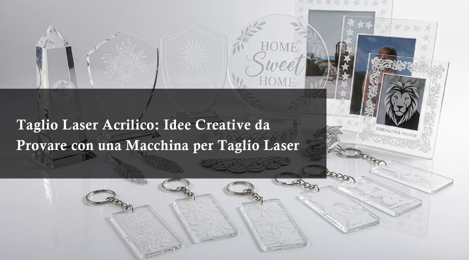 Taglio Laser Acrilico: Idee Creative da Provare con una Macchina per Taglio Laser