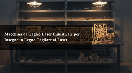 Macchina da Taglio Laser Industriale per Insegne in Legno Tagliate al Laser