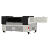 Smussatrice laser 100W a CO2 e tagliatrice (500x700mm), rotala automatica