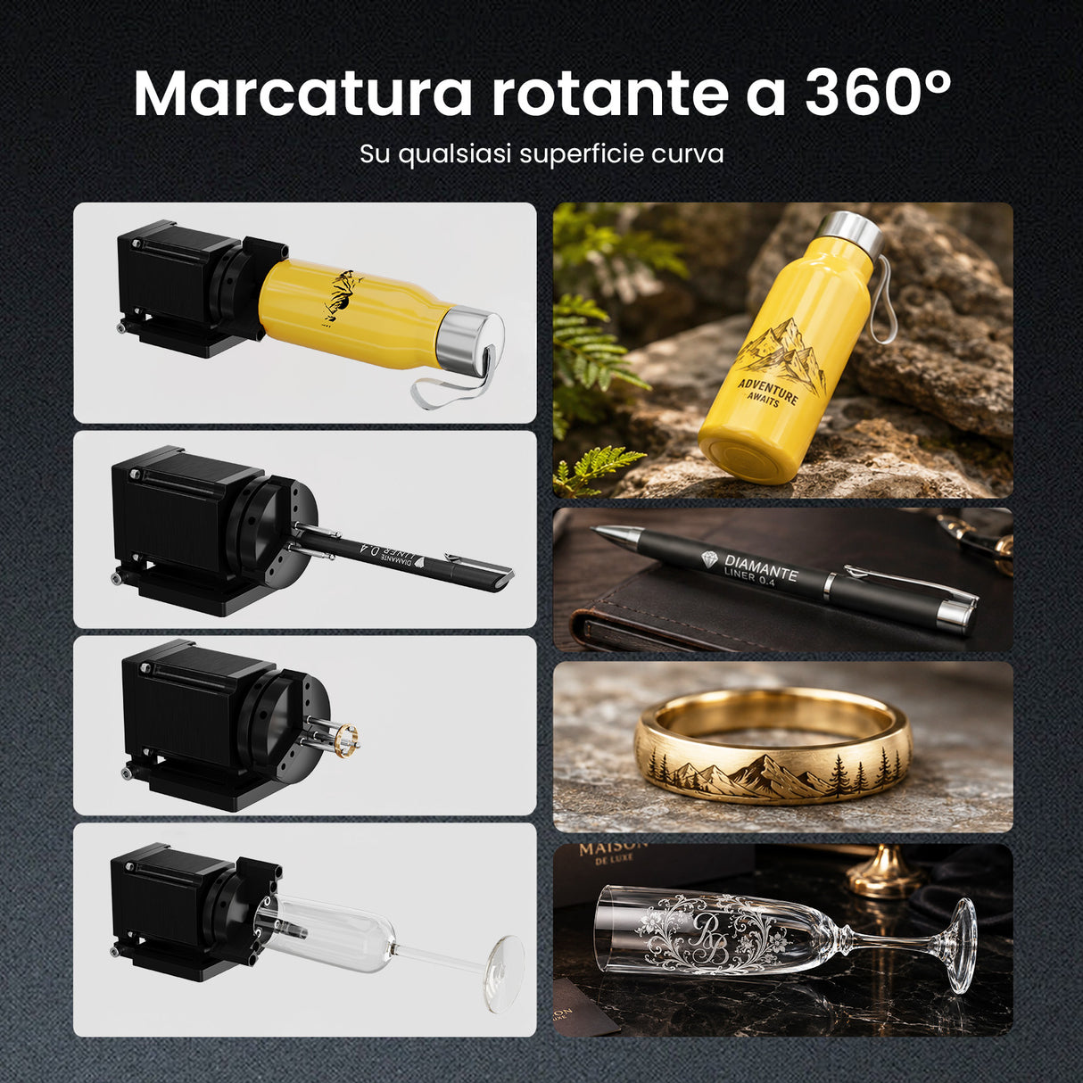 Monport UV Pro 10W Laser UV per incisione e marcatura | Incisione interna 3D su cristallo