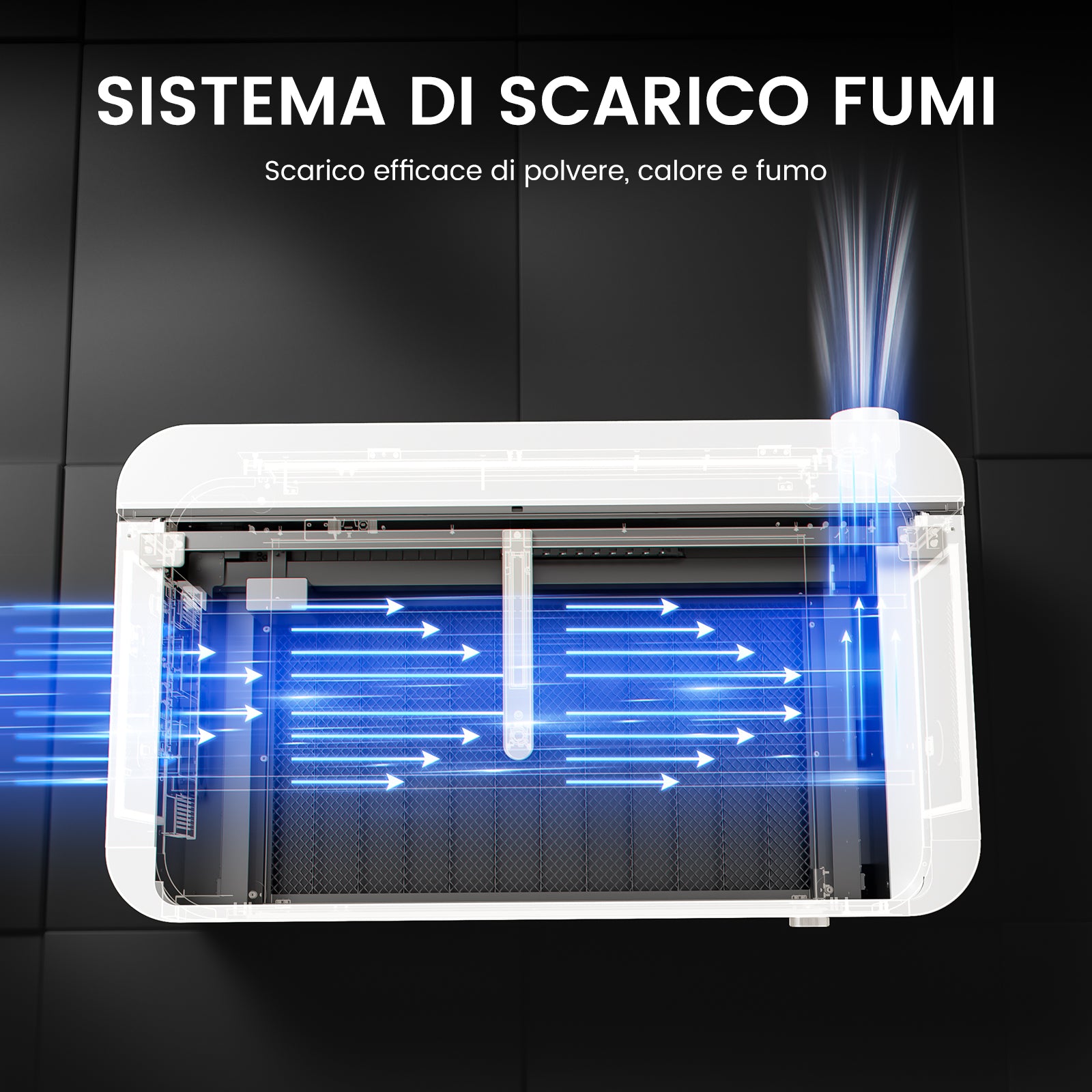 Monport Mega: la prima macchina da incisione da tavolo intelligente da 70W al mondo