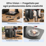 Monport GPro Vision 200W Laser per incisione e marcatura in fibra MOPA Split con Visione Intelligente 16MP e Messa a fuoco automatica