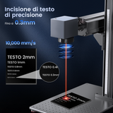 Incisore e marcatore laser a fibra ottica Monport GT 30W con messa a fuoco automatica (5.9“ x 5.9”)
