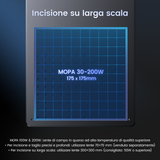 Monport GT 60W Macchina separata per incisione e marcatura a colori con laser a fibra MOPA e messa a fuoco automatica