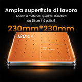 Monport Autoforge XPro – Incisore Laser Doppia Tecnologia con Laser a Fibra da 30W e Laser a Diodo da 20W, Telecamera HD da 16MP e Messa a Fuoco Automatica