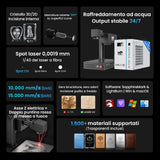 Monport UV Pro 10W Laser UV per incisione e marcatura | Incisione interna 3D su cristallo