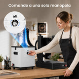 Monport Aspiratore Fumi Laser 200W con Filtrazione a 4 Strati per Incisori Laser CO2 e Fibra