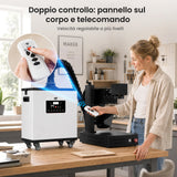 Monport Aspiratore fumi laser 260W con sistema di filtrazione a 4 stadi – Per macchine incisori laser CO₂ e a fibra