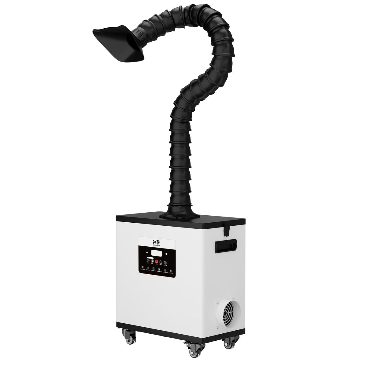 Monport Aspiratore fumi laser 260W con sistema di filtrazione a 4 stadi – Per macchine incisori laser CO₂ e a fibra