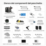 Monport GPro Vision 200W Laser per incisione e marcatura in fibra MOPA Split con Visione Intelligente 16MP e Messa a fuoco automatica