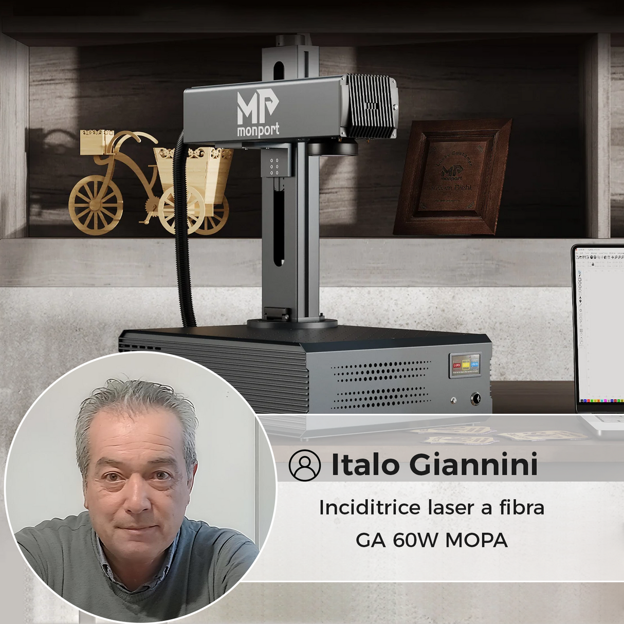 Ospite Della Sala Demo -  Italo Giannini(GA 60W MOPA)