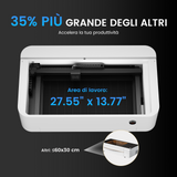 Monport Mega Lite: 70W Incisore da Scrivania con Lightburn Core – Potenza e Precisione