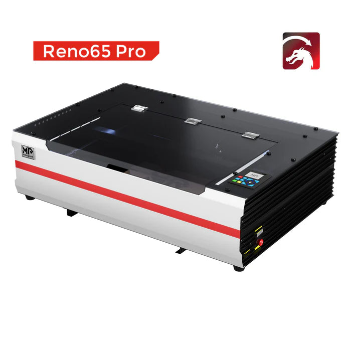 Incisore e taglierina laser CO2 da tavolo Monport Reno65 Pro 65W (24“ X 16”) con nuovo controller DSP e semi-autofocus
