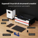 Monport Reno45 Pro Vision Aggiornato 45W Incisore & Tagliatore Laser CO₂ con Raffreddamento ad Acqua Integrato & Fotocamera HD da 8 MP
