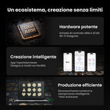 Monport Reno45 Pro Vision Aggiornato 45W Incisore & Tagliatore Laser CO₂ con Raffreddamento ad Acqua Integrato & Fotocamera HD da 8 MP