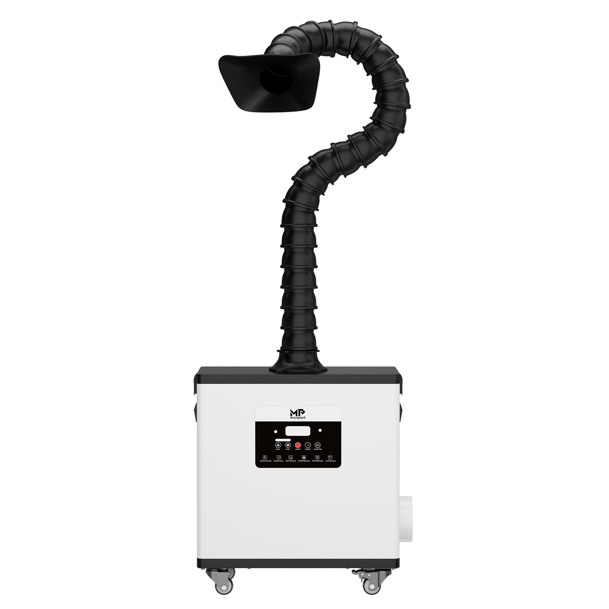 Monport Aspiratore fumi laser 260W con sistema di filtrazione a 4 stadi – Per macchine incisori laser CO₂ e a fibra