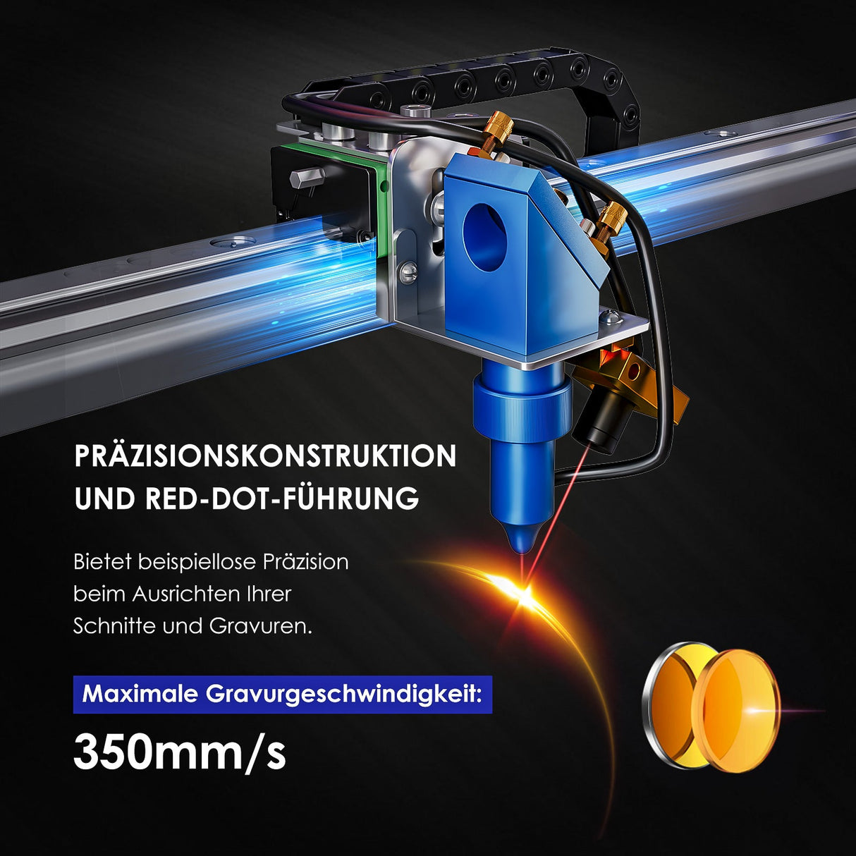 La maggior parte dei progetti (12 X 8) si è basata su un laser a CO2 e su un supporto ad aria