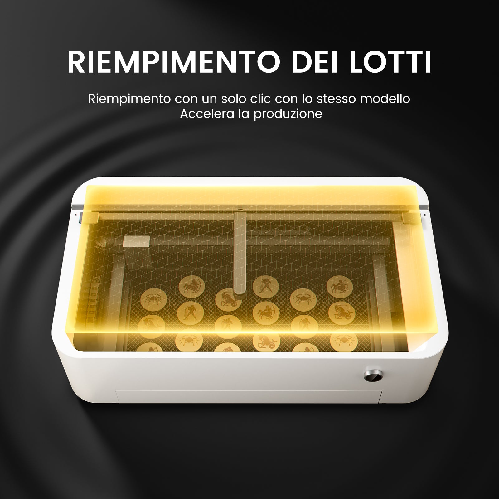 Monport Mega: la prima macchina da incisione da tavolo intelligente da 70W al mondo