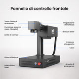 Monport UV Pro 10W Laser UV per incisione e marcatura | Incisione interna 3D su cristallo
