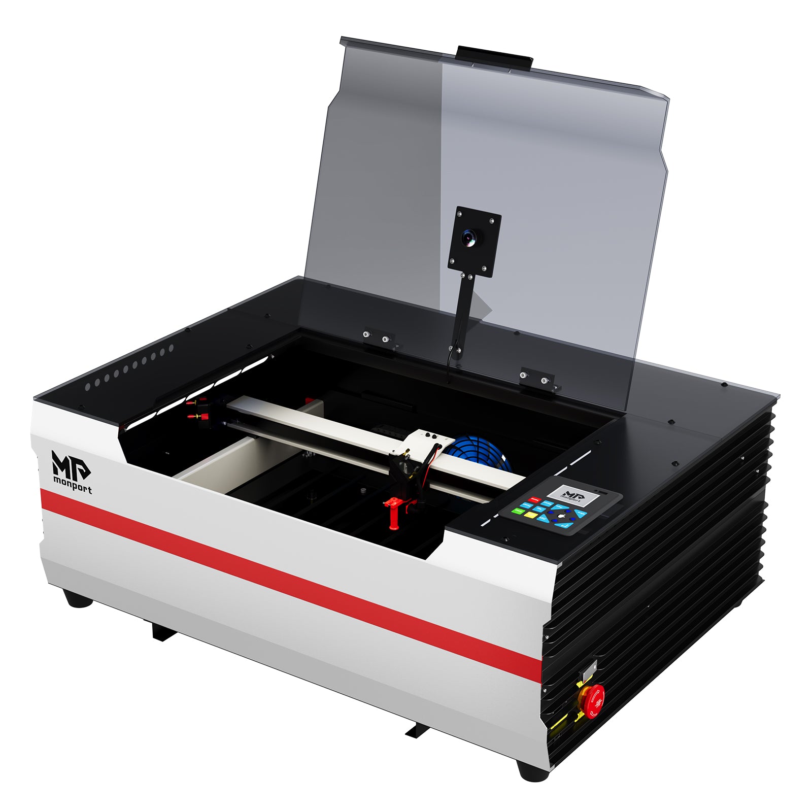 Monport Reno45 Pro Vision 45W Incisore e Cutter CO2 da Scrivania (16