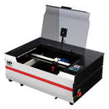 Monport Reno45 Pro Vision 45W Incisore e Cutter CO2 da Scrivania (16" X 12") con Fotocamera HD da 8MP e Messa a Fuoco Automatica Assistita Magneticamente