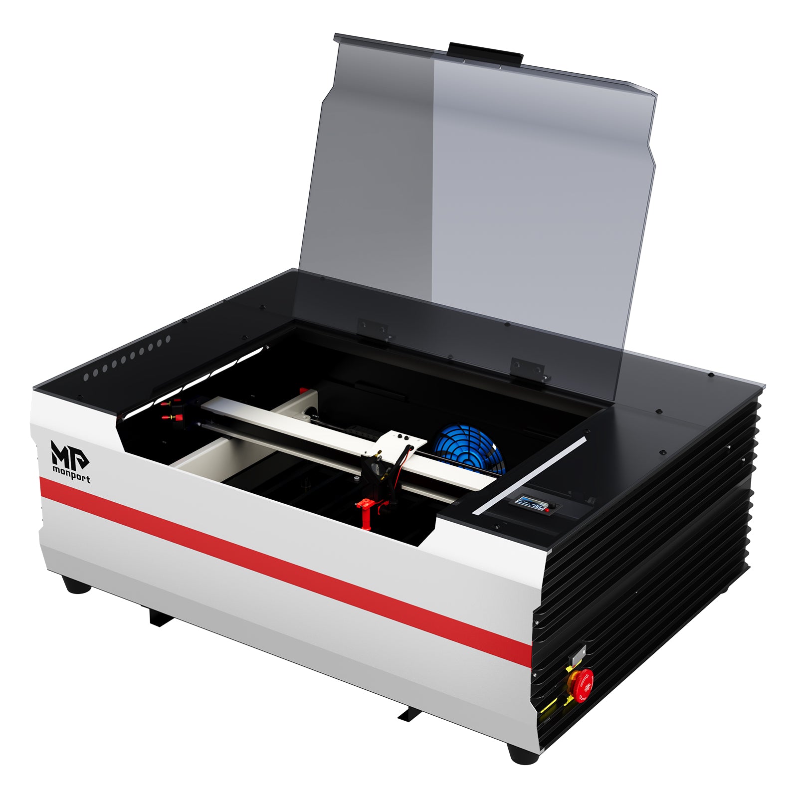 Incisore e taglierina laser CO2 da tavolo Monport Reno45 da 45W (16